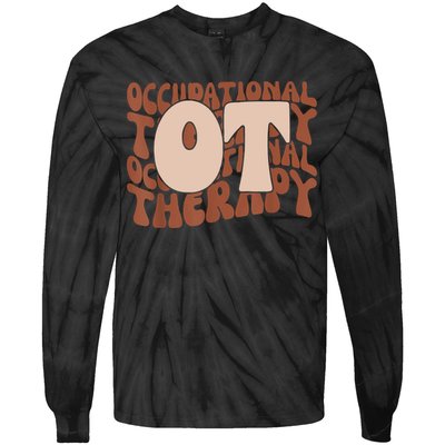 Occupational Therapy Student OT Therapist OT Assistant Tie-Dye Long Sleeve Shirt