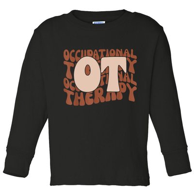 Occupational Therapy Student OT Therapist OT Assistant Toddler Long Sleeve Shirt