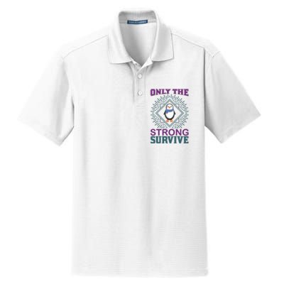 Only The Strong Survive Dry Zone Grid Polo