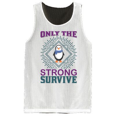 Only The Strong Survive Mesh Reversible Basketball Jersey Tank