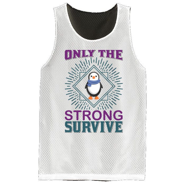 Only The Strong Survive Mesh Reversible Basketball Jersey Tank