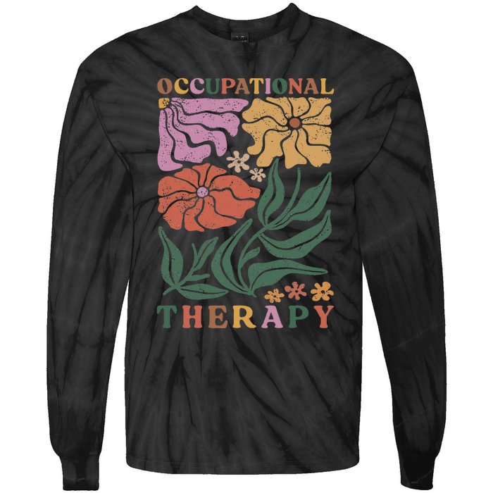 Occupational Therapy Student Ot Therapist Ot Assistant Tie-Dye Long Sleeve Shirt