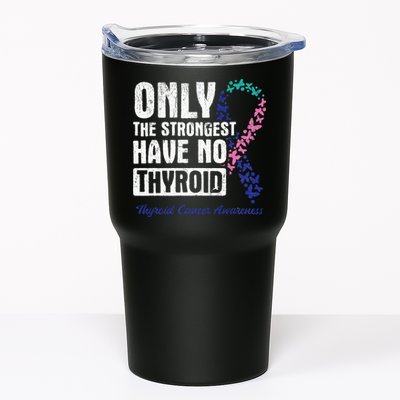 Only The Strongest Have No Thyroid Cancer Awareness Tumbler