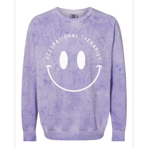 Occupational Therapist Smile Occupational Therapy Colorblast Crewneck Sweatshirt