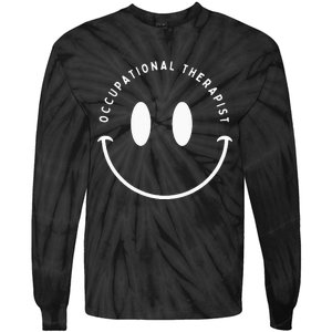 Occupational Therapist Smile Occupational Therapy Tie-Dye Long Sleeve Shirt