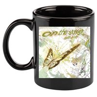 On The Street Butterfly 11oz C Handle Ceramic Mug