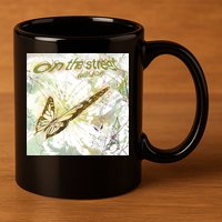 On The Street Butterfly 11oz C Handle Ceramic Mug