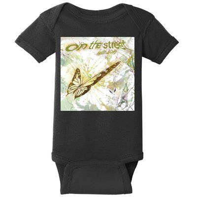 On The Street Butterfly Baby Bodysuit