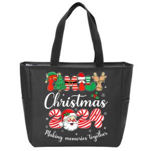 Outfits Team Santa Elf Squad Family 2024 Christmas Matching Gift Zip Tote Bag