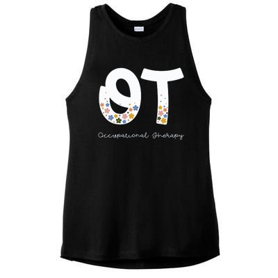 Occupational Therapy Summer Ladies PosiCharge Tri-Blend Wicking Tank