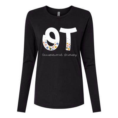 Occupational Therapy Summer Womens Cotton Relaxed Long Sleeve T-Shirt