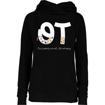 Occupational Therapy Summer Womens Funnel Neck Pullover Hood