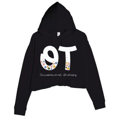 Occupational Therapy Summer Crop Fleece Hoodie