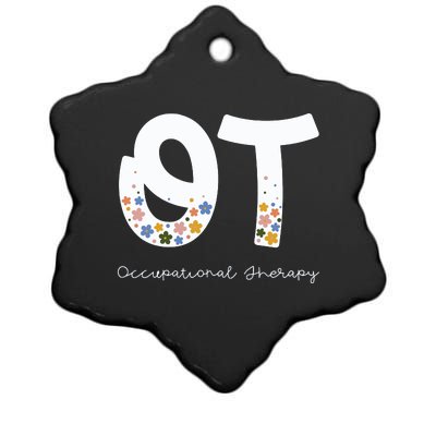 Occupational Therapy Summer Ceramic Star Ornament