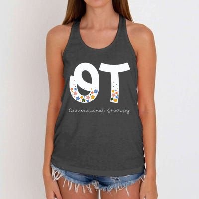 Occupational Therapy Summer Women's Knotted Racerback Tank