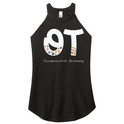 Occupational Therapy Summer Women's Perfect Tri Rocker Tank