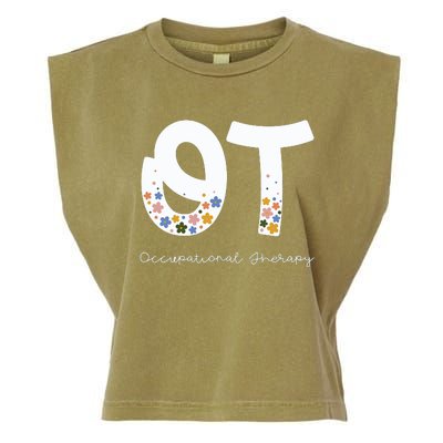 Occupational Therapy Summer Garment-Dyed Women's Muscle Tee