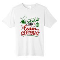 Our Team Sleighs Reindeer Santa Claus Xmas Office Staff Tall Fusion ChromaSoft Performance T-Shirt