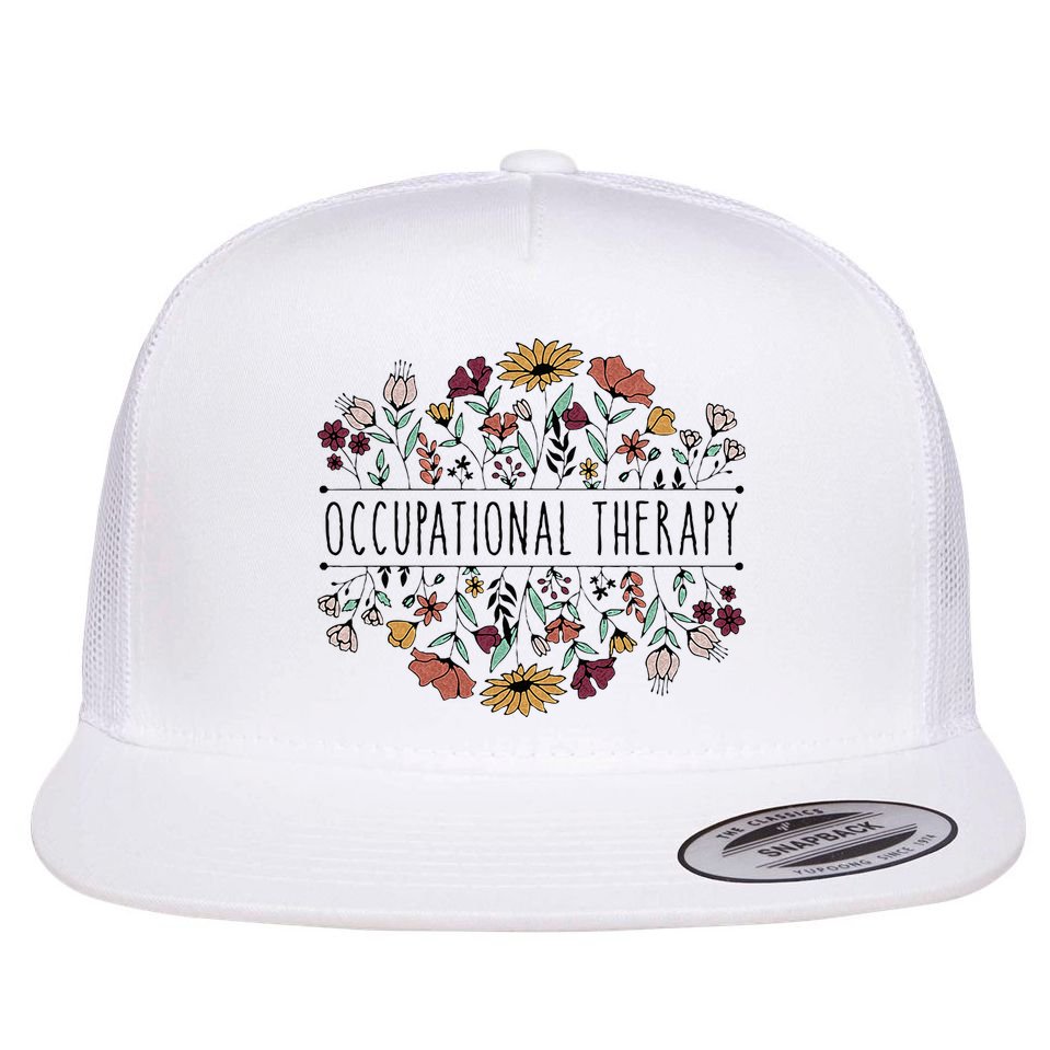 Occupational Therapy Student OT Therapist OT Assistant Flat Bill Trucker Hat