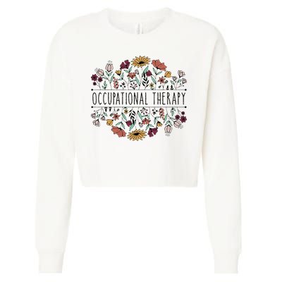 Occupational Therapy Student OT Therapist OT Assistant Cropped Pullover Crew