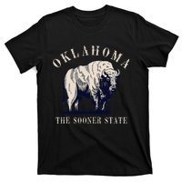 Oklahoma The Sooner State American Bison Buffalo T-Shirt