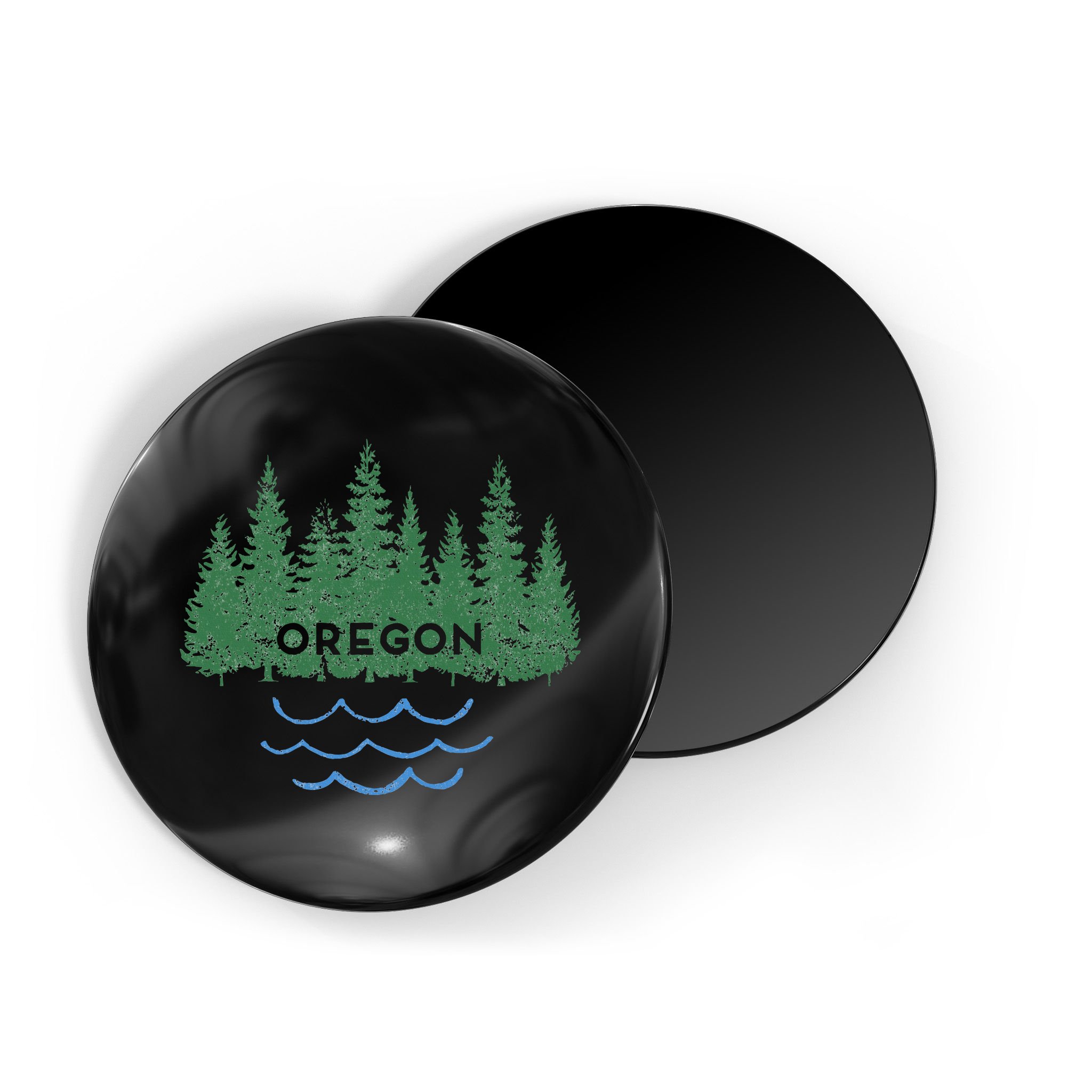 Oregon Trees Silhouette Nature Outdoorsy Magnet