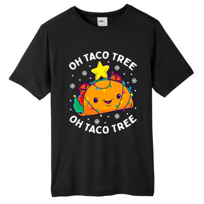 Oh Taco Tree Christmas Cute Xmas Mexican Food Lover Gift Tall Fusion ChromaSoft Performance T-Shirt