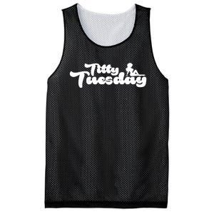 Ohthatfknguy Titty Tuesday Mesh Reversible Basketball Jersey Tank