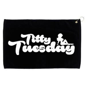 Ohthatfknguy Titty Tuesday Grommeted Golf Towel