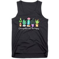 Occupational Therapy Therapist Ot Month Cactus Plant Funny Tank Top