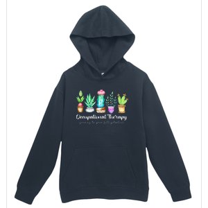 Occupational Therapy Therapist Ot Month Cactus Plant Funny Urban Pullover Hoodie