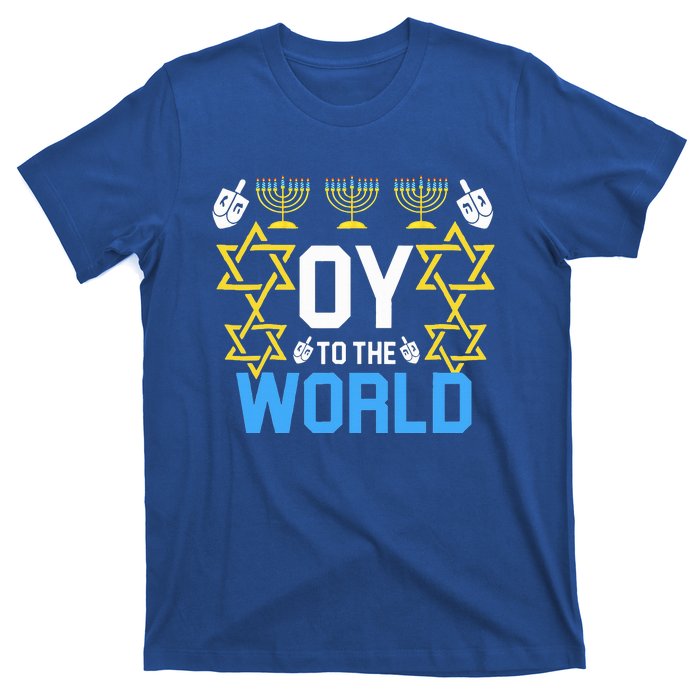 Oy to the World Hanukkah Funny Jewish  T-Shirt