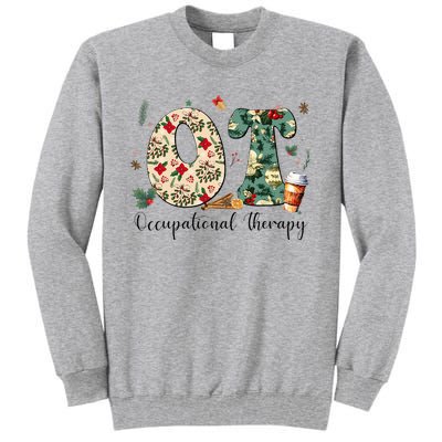 Occupational Therapy Therapist Christmas OT OTA Tall Sweatshirt