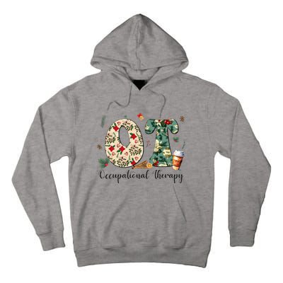 Occupational Therapy Therapist Christmas OT OTA Tall Hoodie