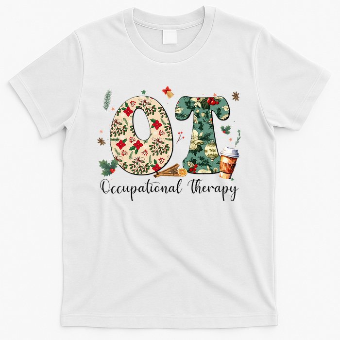 Occupational Therapy Therapist Christmas OT OTA T-Shirt