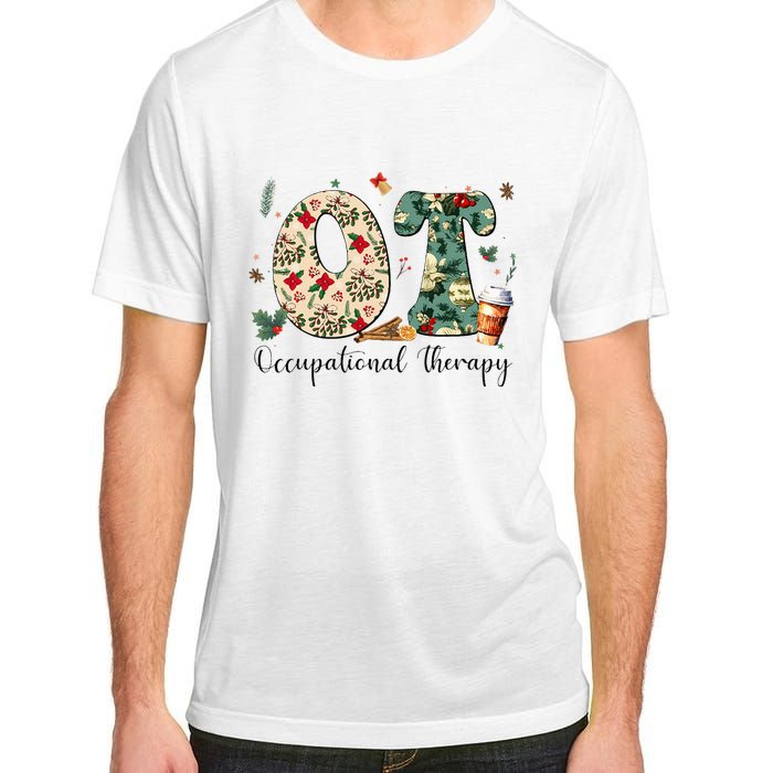 Occupational Therapy Therapist Christmas OT OTA Adult ChromaSoft Performance T-Shirt