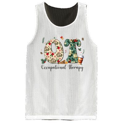 Occupational Therapy Therapist Christmas OT OTA Mesh Reversible Basketball Jersey Tank