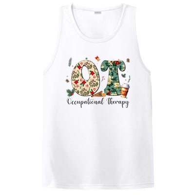 Occupational Therapy Therapist Christmas OT OTA PosiCharge Competitor Tank