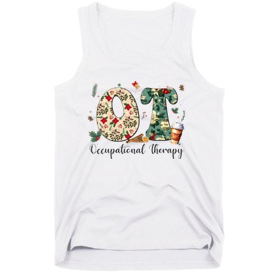 Occupational Therapy Therapist Christmas OT OTA Tank Top