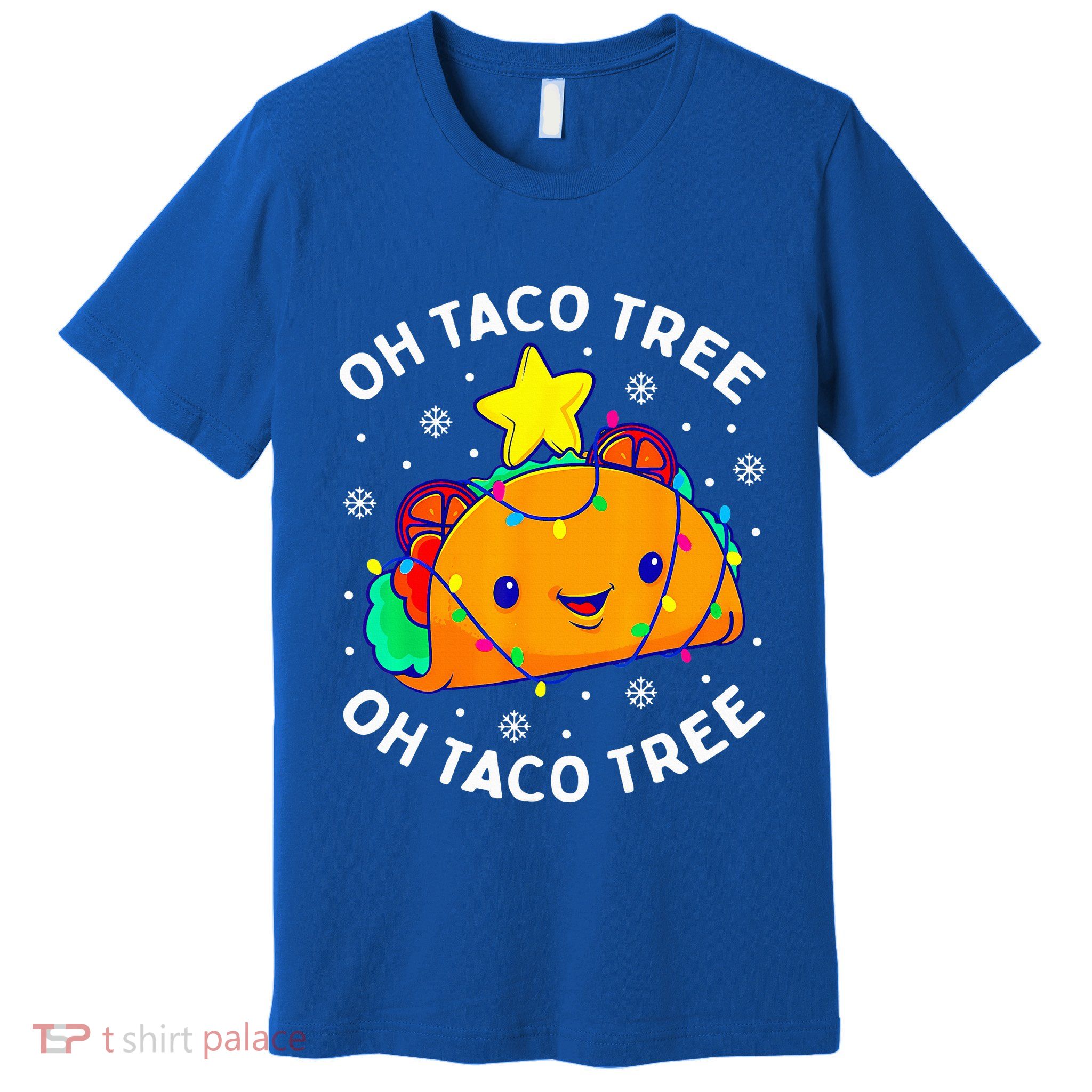 Oh Taco Tree Christmas Cute Xmas Mexican Food Lover Gifts  Premium T-Shirt