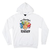 One Thankful Teacher Thanksgiving Turkey Cute Pencil Hoodie