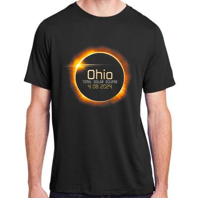 Ohio Totality Total Solar Eclipse April 8 2024 Adult ChromaSoft Performance T-Shirt