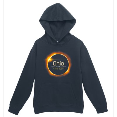 Ohio Totality Total Solar Eclipse April 8 2024 Urban Pullover Hoodie