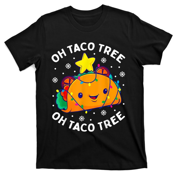 Oh Taco Tree Christmas Cute Xmas Mexican Food Lover T-Shirt