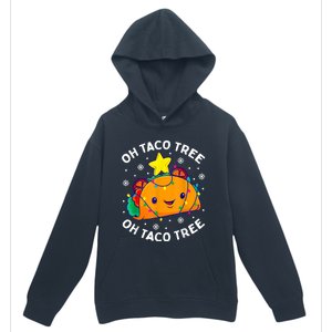 Oh Taco Tree Christmas Cute Xmas Mexican Food Lover Urban Pullover Hoodie