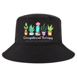 Occupational Therapy Therapist OT Month Cactus Plant Funny Cool Comfort Performance Bucket Hat