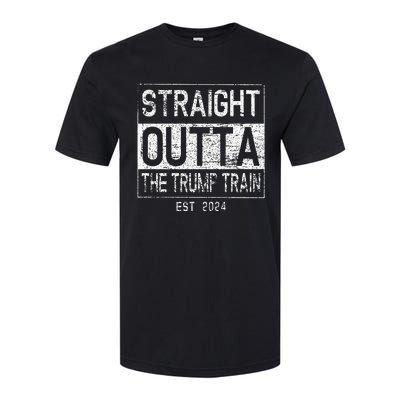 Outta The Trump Train In 2024 Anti Trump Softstyle CVC T-Shirt