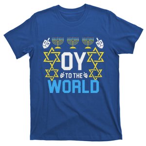 Oy To The World Hanukkah Jewish T-Shirt