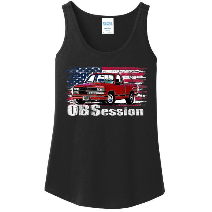 OBS Truck Troka Old School Pickup Low Rider Ladies Essential Tank