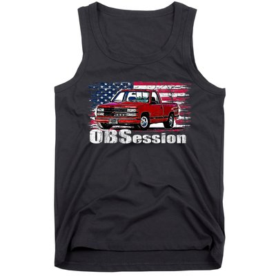 OBS Truck Troka Old School Pickup Low Rider Tank Top
